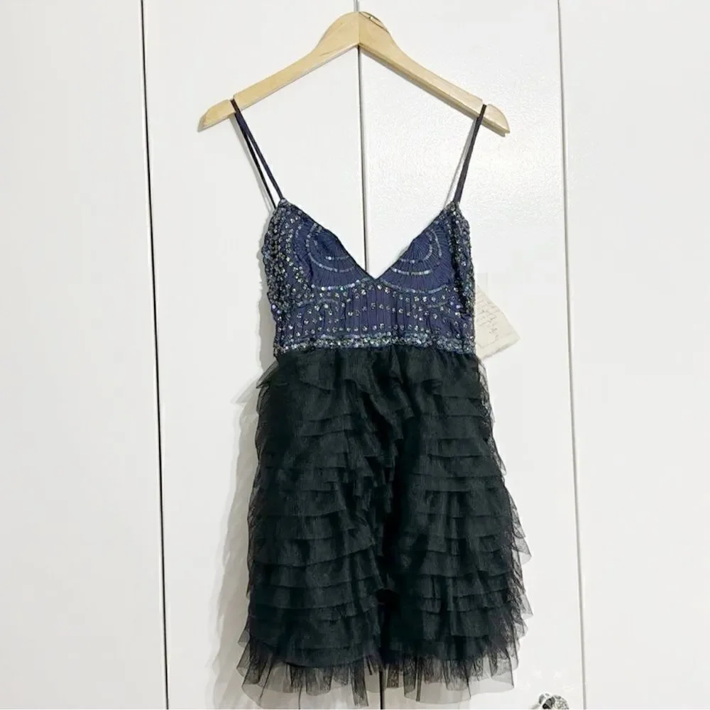 Free People Flutter Mini Dress Size S - Picture 5 of 7